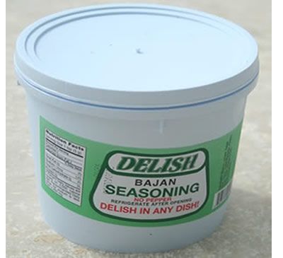 Delish Bajan Seasoning 1L Tub 32 oz Barbados Caribbean  