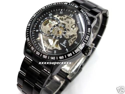 IK Mens Automatic Mechanical Steel Watch Japan W484  