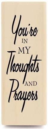 Stampabilities Rubber Stamp *Youre In My Thoughts* RDR1039  