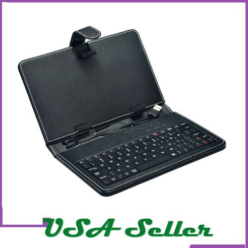 NEW Leather Case & USB Keyboard for 7 Tablet PC MID pad  