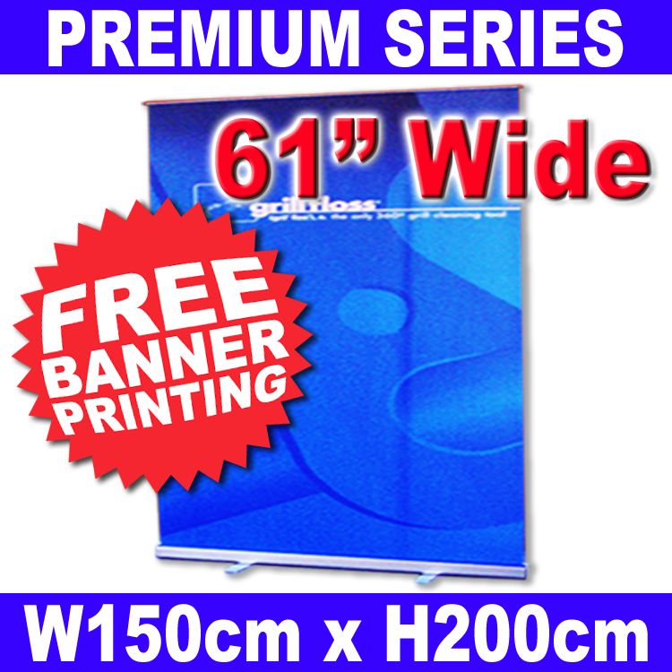 5M Exhibit Trade Show Booth Pop Roll Up Banner Stand  