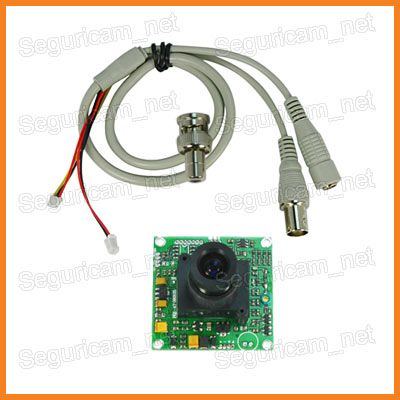 Sony CCD CCTV Security Board Camera 520 TVL, 3.6mm  