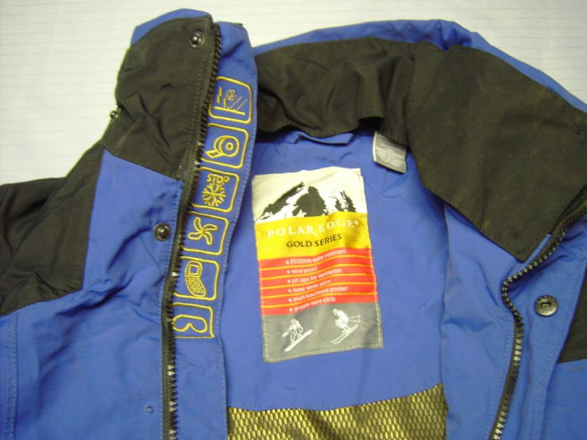 Mens Polar Edge Insulated Jacket Size Small Dark Blue  