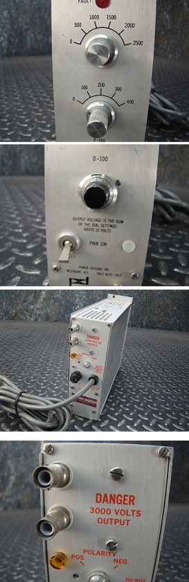 NIM Standard ACC315B HV Power Supply 10 3000 VDC  