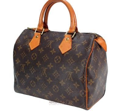 Authentic LOUIS VUITTON Monogram Speedy 25 Bag  EXCEL, Gently Used 