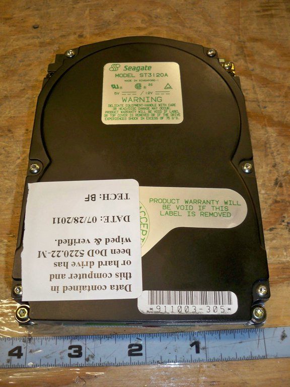 Seagate ST3120A 911003 100MB IDE Hard Drive  