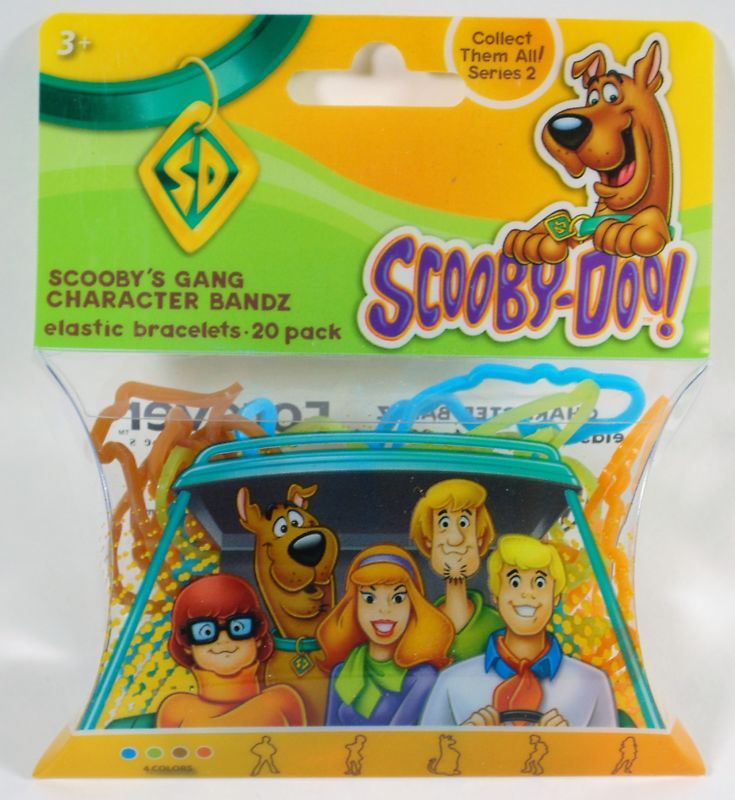 SCOOBY DOO SILLY BANDZ ELASTIC BRACELETS 20 PK NEW S2  