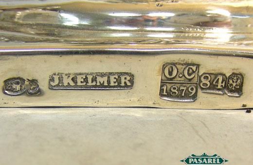 Authentic Silver Sabbath Petticoat Candlesticks Jankiel Kelmer Minsk 