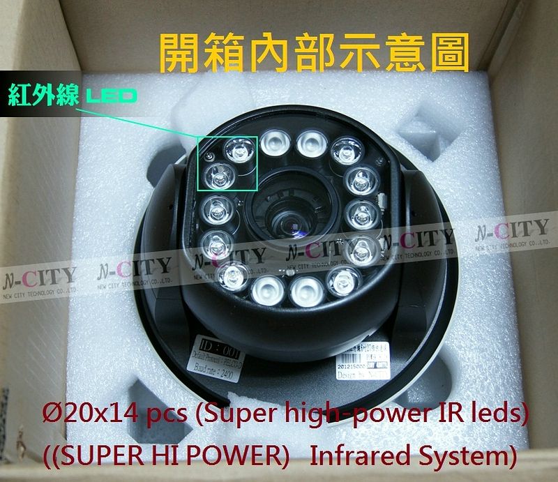 CITY)SS 15 6 PTZ 27x high speed dome 46 IR camera  