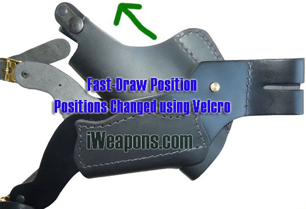 iWeapons Full Leather Shoulder Holster for Glock  