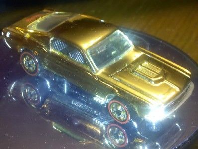 HOT WHEEL CUSTOM MUSTANG FAO SCHWARZ GOLD SET 68 FORD LOOSE REDLINE 