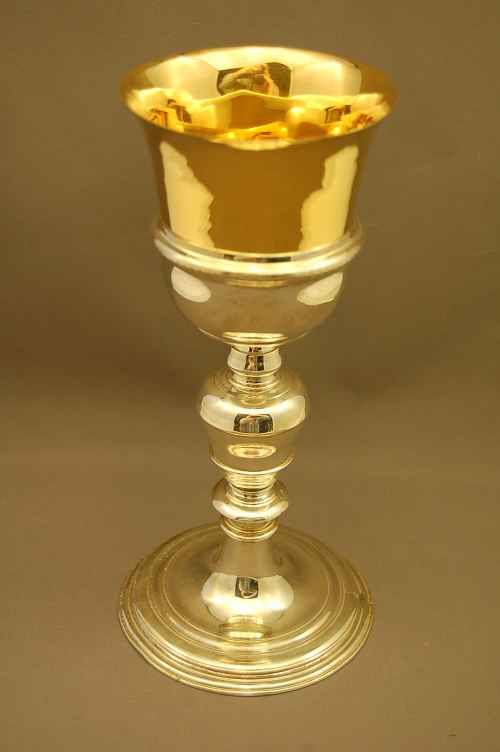 Nice (c.1870s) Byzantine Chalice & Paten set +  