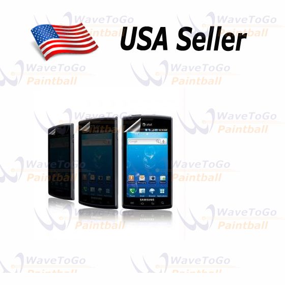 Anti Spy Privacy Screen Protector Film For Samsung Captivate Galaxy S 