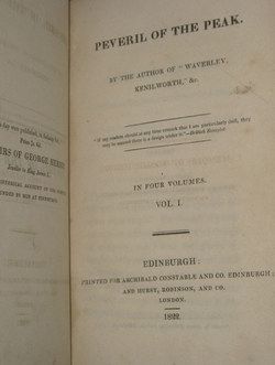 Leather;SIR WALTER SCOTT FIRST EDITION 1822 Classic  