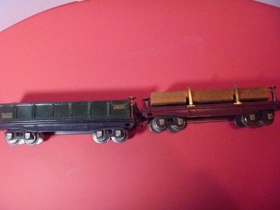 Lionel 260E O Gauge Train set c. 1930 with Engine, 4 cars, Set box 