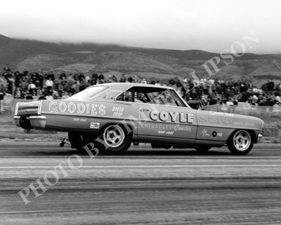 FUNNY CAR PHOTO JUNGLE JIM DRAG RACING HALF MOON B 1966  