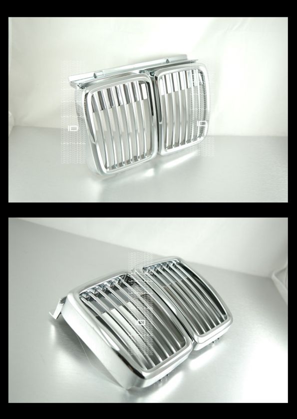 BMW E30 100% CHROME GRILLE 1984 1990 318 325 M3 GRILL  