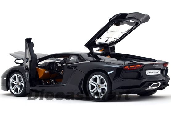 BbURAGO 118 2012 LAMBORGHINI ADVENTADOR LP700 4 BLACK  