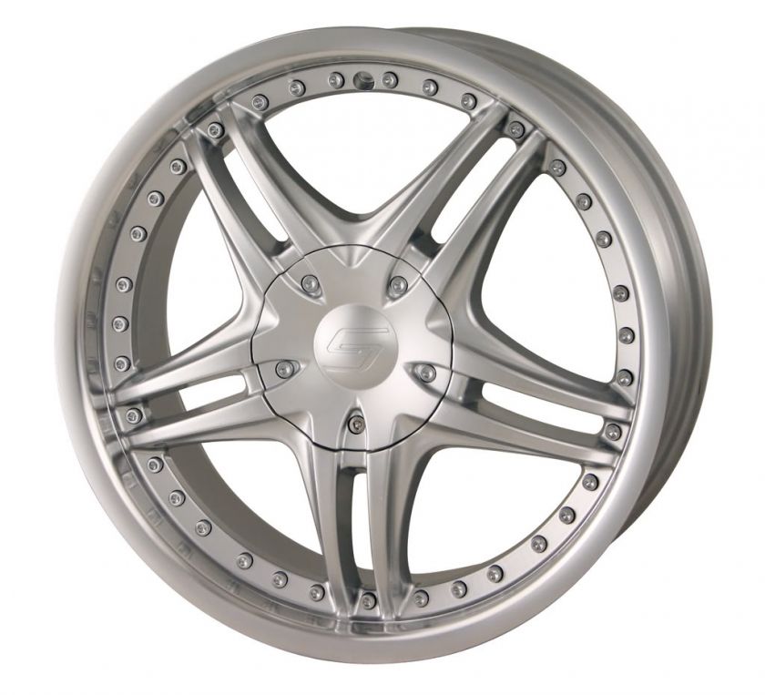 17 Sacchi S42 / 242 Hypersilver Custom Wheels FWD 17x7  