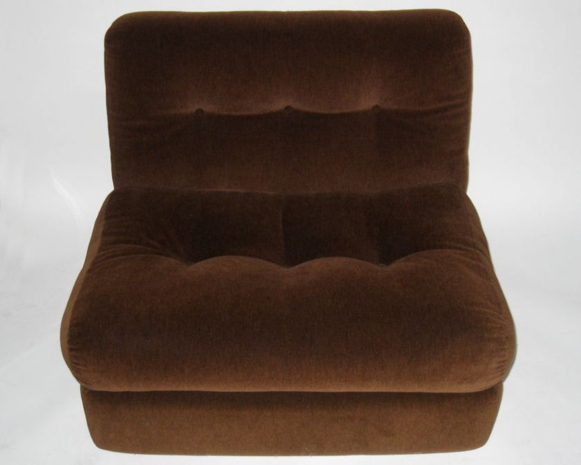 Mario Bellini Amanta Brown Chair for B&B Italia 1973  