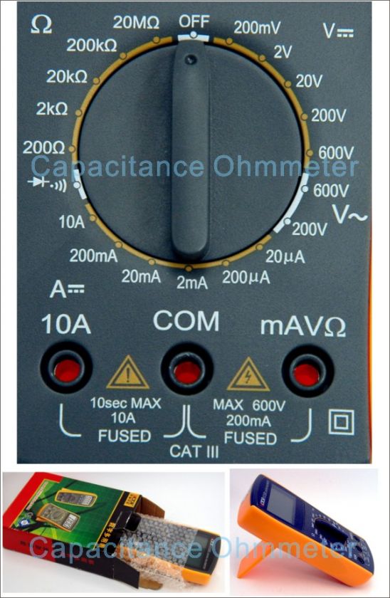 New Digital Test Meter Multimeter Pocket DCV ACV DCA  