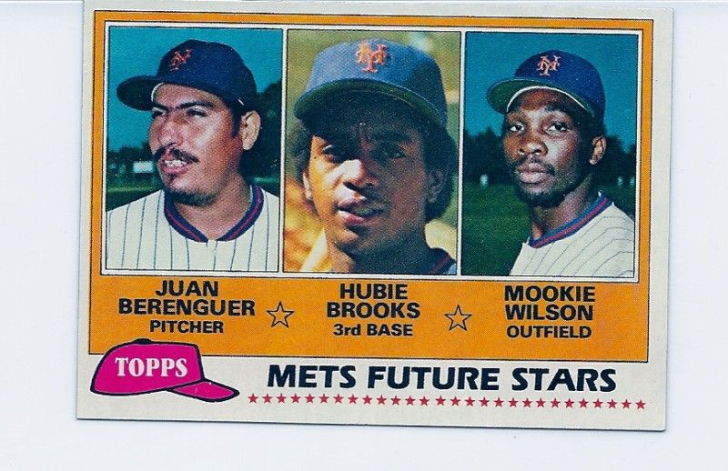 1981 TOPPS #259 MOOKIE WILSON HUBIE BROOKS MINT ROOKIE  