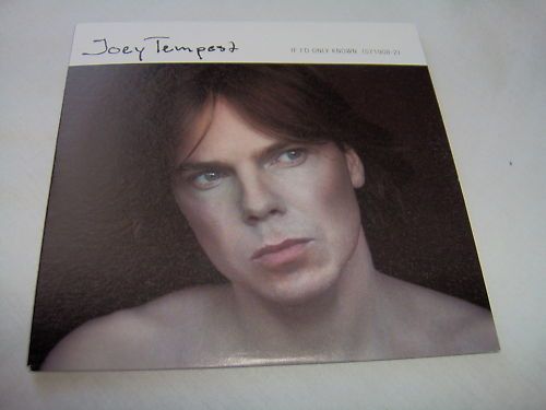 JOEY TEMPEST IF ID ONLY KNOWN 2TRK MINT RARE CD  