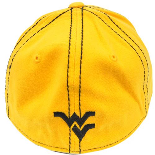 NCAA West Virginia Mountaineers WV Top World Yellow Black Flex Stretch 