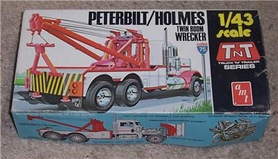 AMT Peterbilt/Homes Twin Boom Wrecker 1/43 Complete  