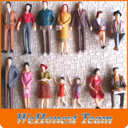 28 pcs G Scale 132 Painted Figures People passenger #F  