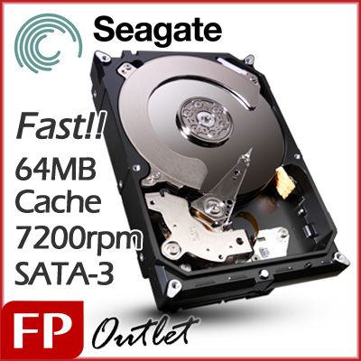 Seagate Barracuda 2TB 7200rpm 64MB Cache SATA 3 3.5 Hard Disk Drive 