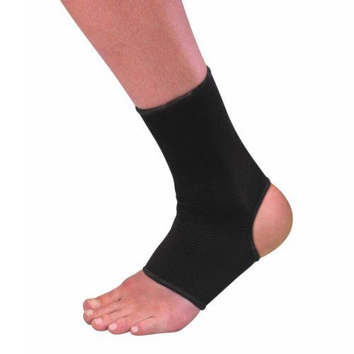 NEW MUELLER ELASTIC ANKLE SUPPORT SPORT BRACE XL BLACK  