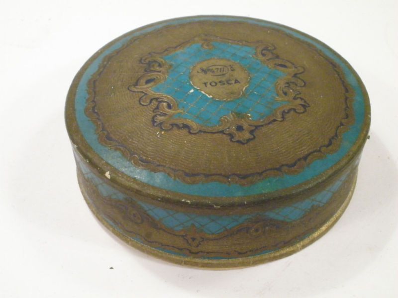 VINTAGE GERMAN 4711 TOSCA RACHEL COMPACT POWDER BOX  