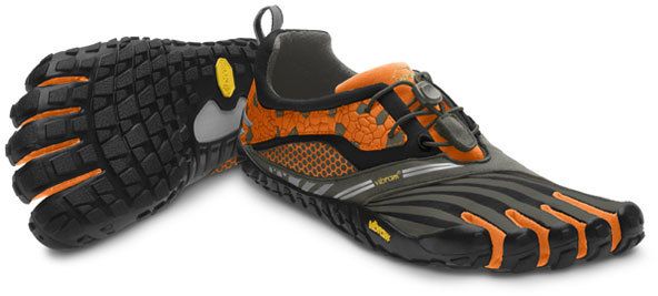 Vibram Fivefingers Spyridon LS (Dark Olive/Black/Orange 44 Mens 