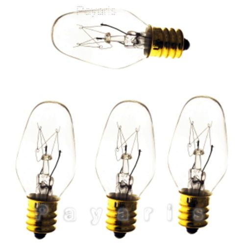 New 4 Warm Clear Night Light Replacement Bulbs 4W Watts  