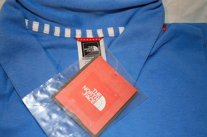 THE NORTH FACE WOMANS WIMBLEDON POLO BLUE XL NWT  