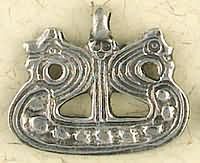 Pewter Pendant Viking Ship ODN 533  