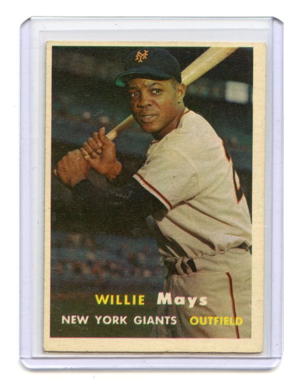 1957 TOPPS #10 WILLIE MAYS   NEW YORK GIANTS, HOF  