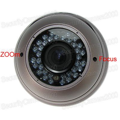 540 TVL Waterproof Sony CCD Color Dome Camera 36 IR Led Night Vision 
