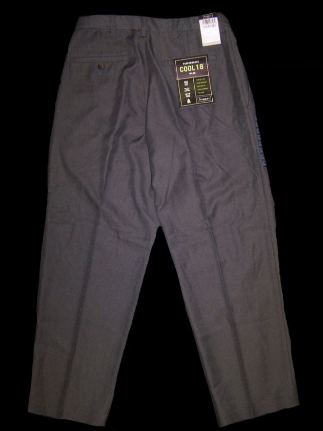   Cool 18 Wear Expandable Waistband Dress Pants Graphite NWT *  