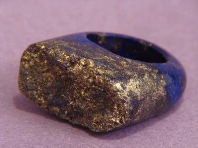 Ring Lapis Lazuli 25 35mm High Power Druzy SZ 10 8745  