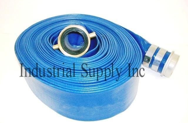 75ft Trash Pump Water Discharge Hose w/ Pin Lug  