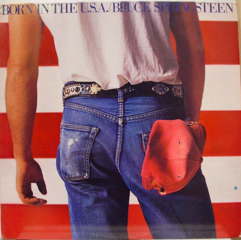   Masterdisk 1st Press BRUCE SPRINGSTEEN born in the usa LP VG QC 38653