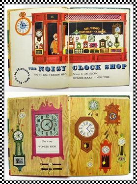 The Noisy Clock Shop, Jean H. Berg, Vintage Childrens Book, Wonder 