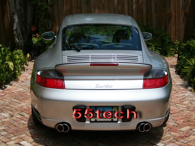 Porsche 996 Chrome exhaust TIPS C2 C4 for NON TURBO  