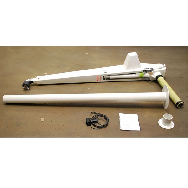   STRUCTURES MC800 WHITE 800 LBS LIFT MINI CRANE ELECTRIC BOAT DAVIT