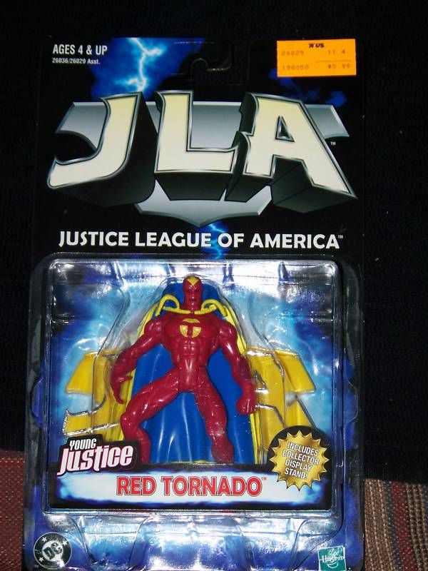 JLA YOUNG JUSTICE / RED TORNADO, 5 Act Figure New  