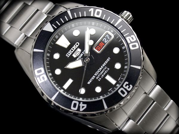 Seiko Submariner Automatic Divers Watch 100m Snzf29 Snzf29k1 WARRANTY 