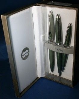 Bill Blass Aero BB0169 4 Green Trio Pen Set Cross  