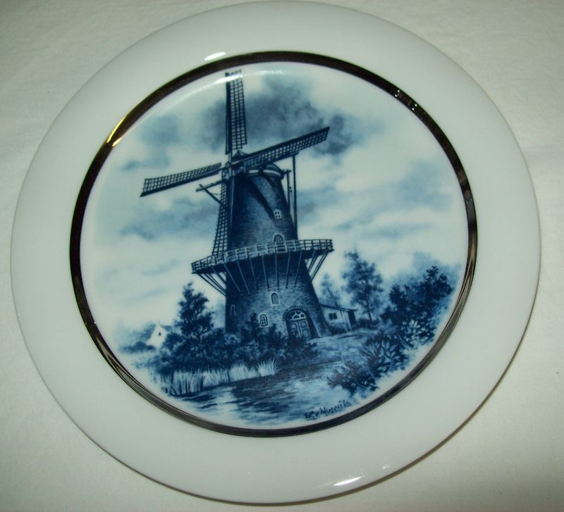 ROYAL SCHWABAP DELFT BLAUW WALLPLATE MADE HOLLAND  